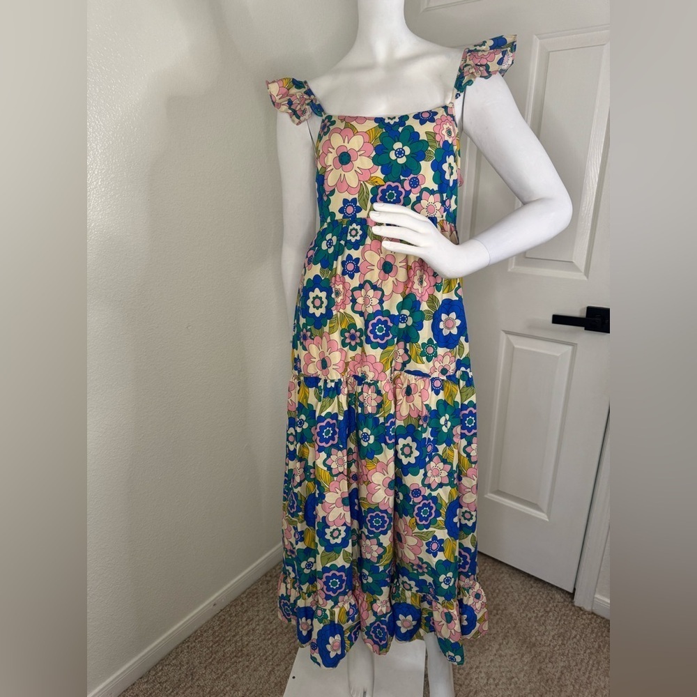 Fore boohoo Floral Maxi Dress Size Small - Multicolor. I#149